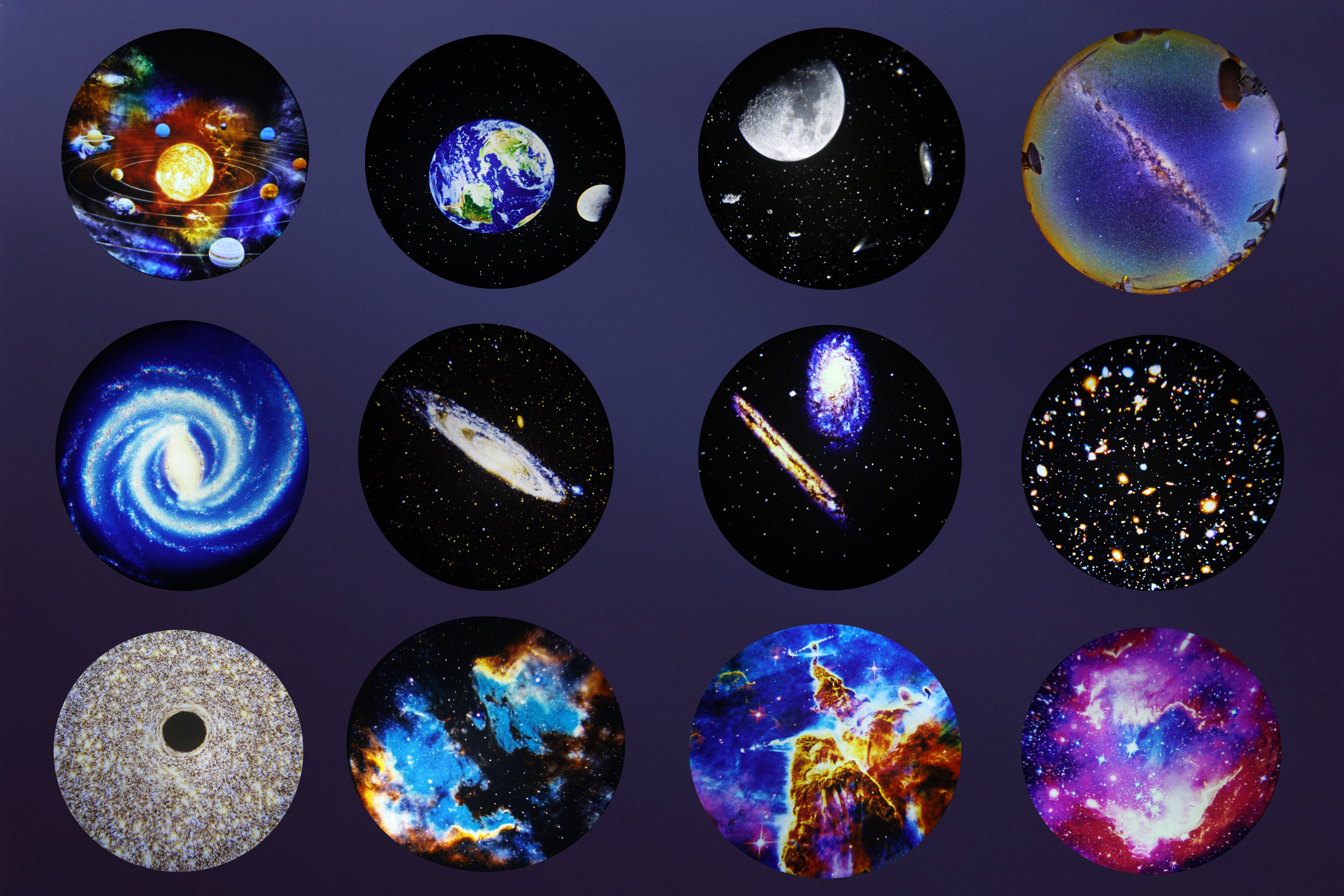 Galakseprosjektor (svart:utsolgt) hvit/svart fortsatt på lager