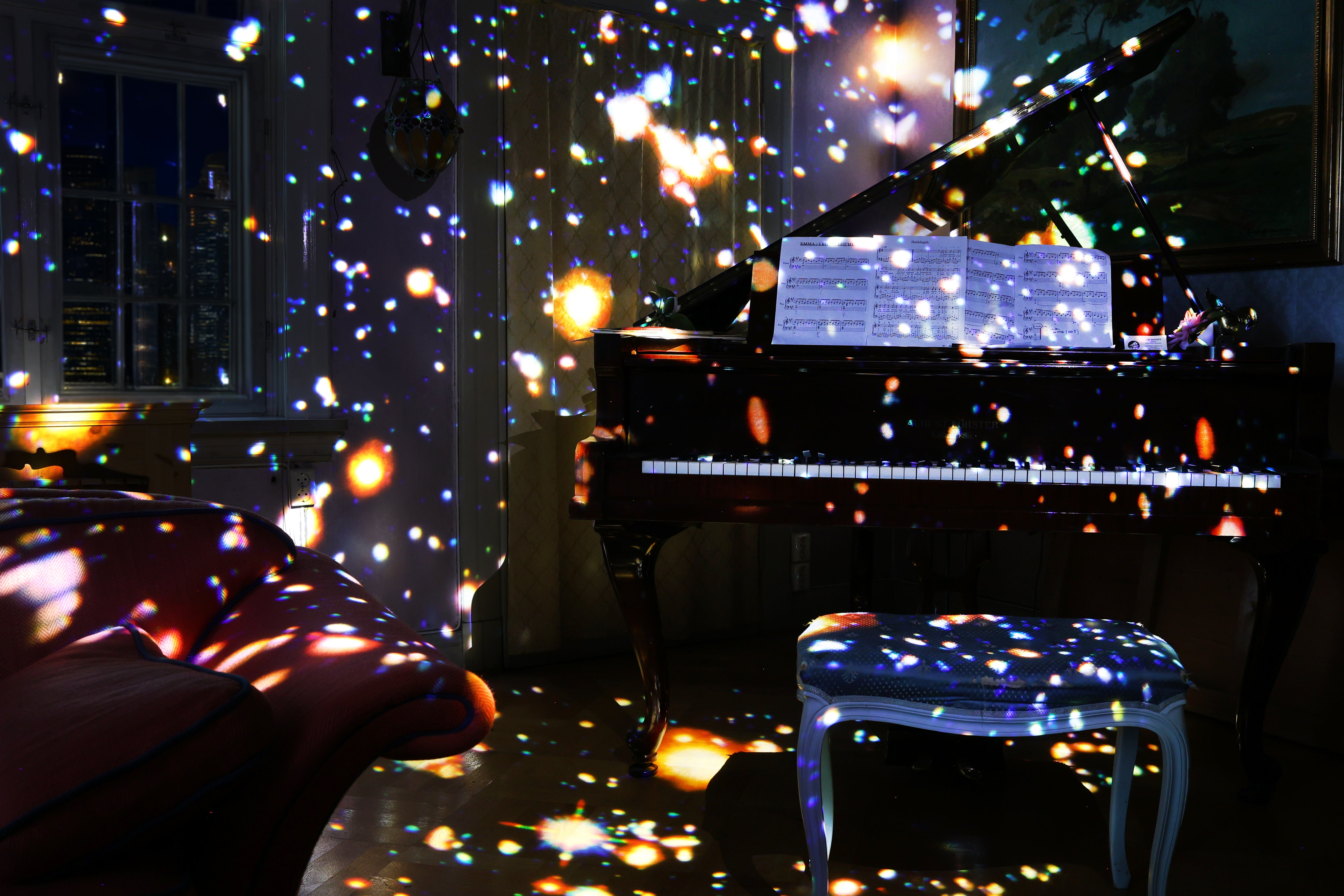 Galakseprosjektor (svart)