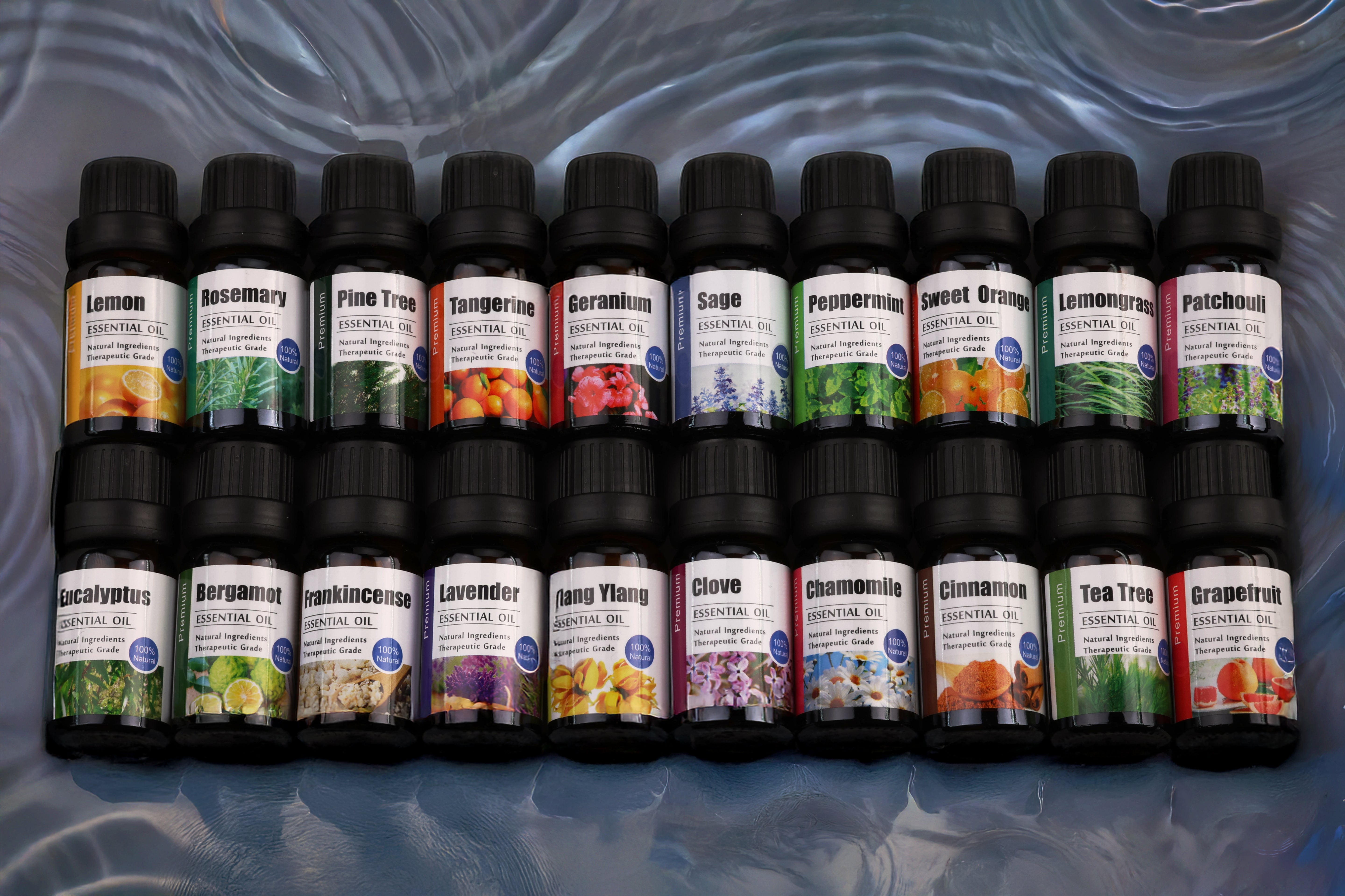 Eteriske oljer (20-pakning)