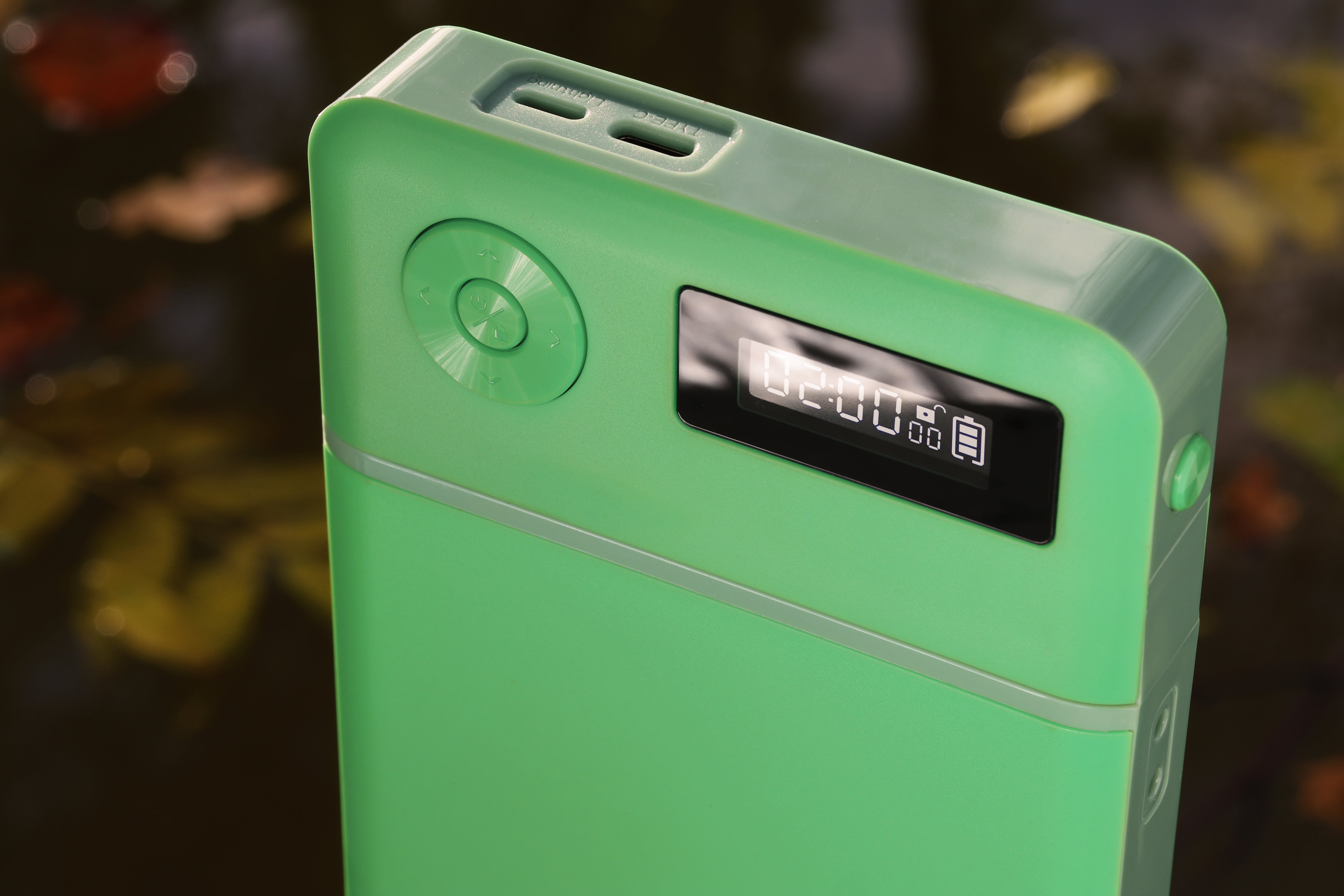 Låseboks til mobil – grønn med snegle