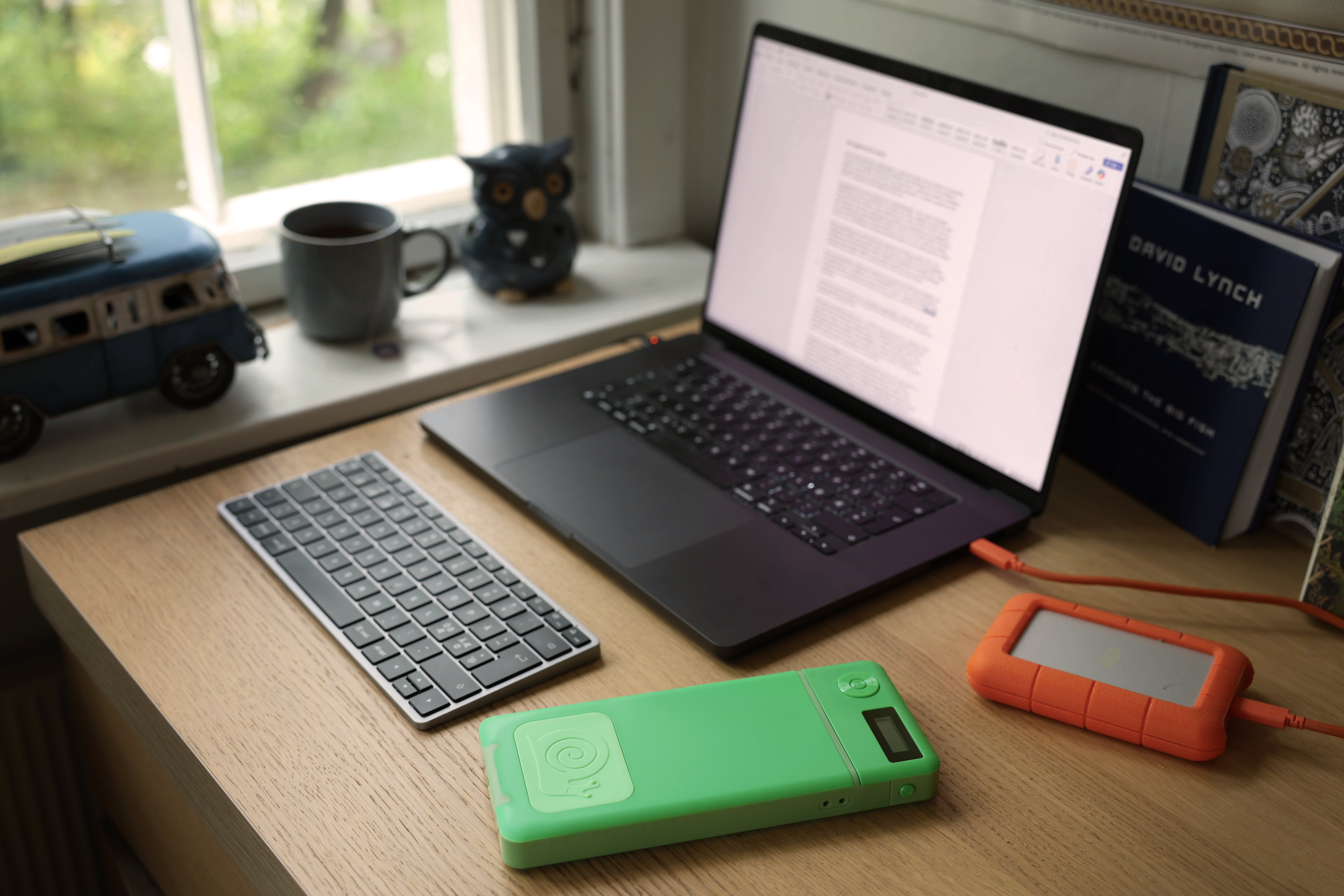 Låseboks til mobil – grønn med snegle