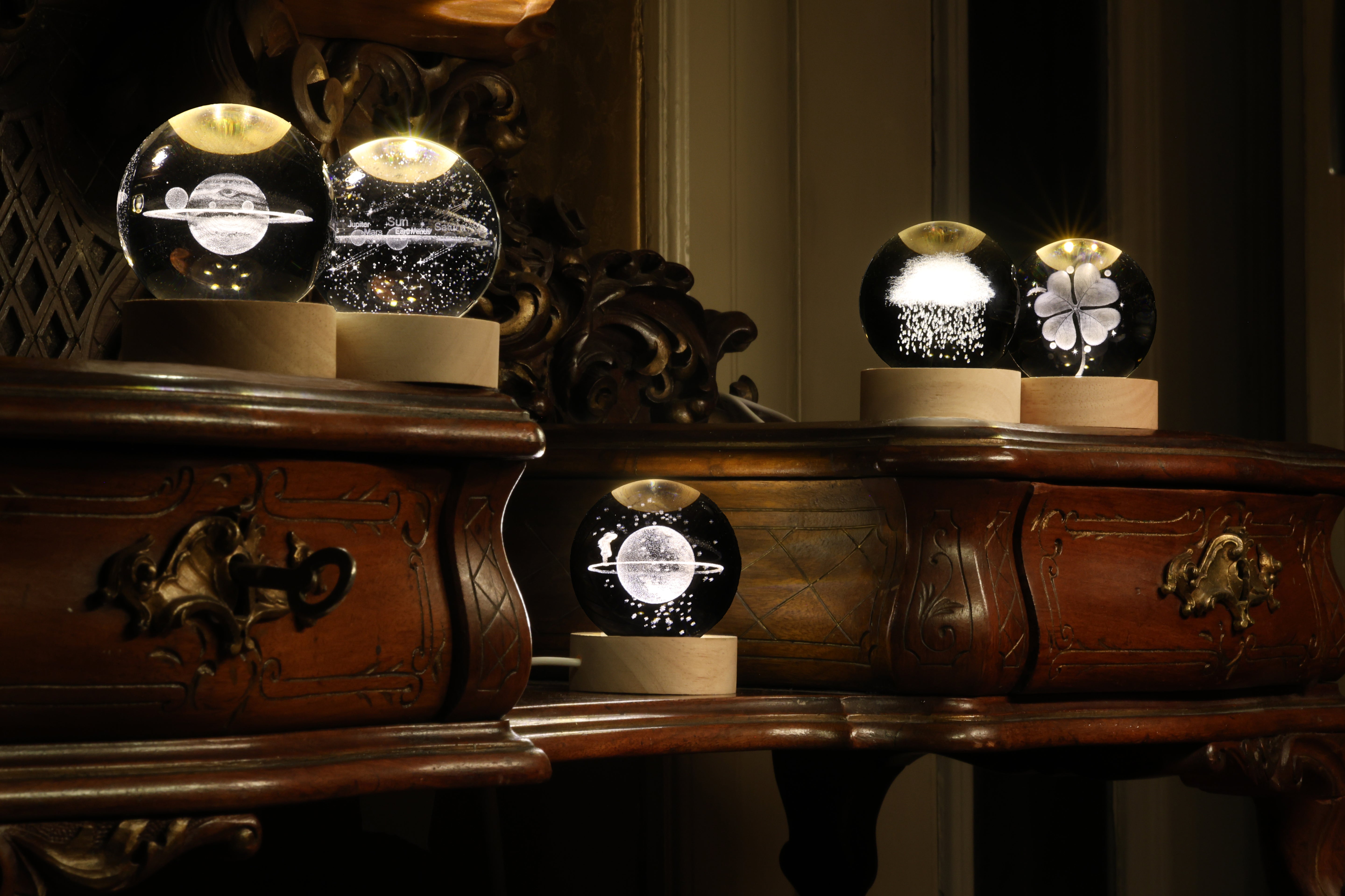 Nattbordslampe (firkløver)