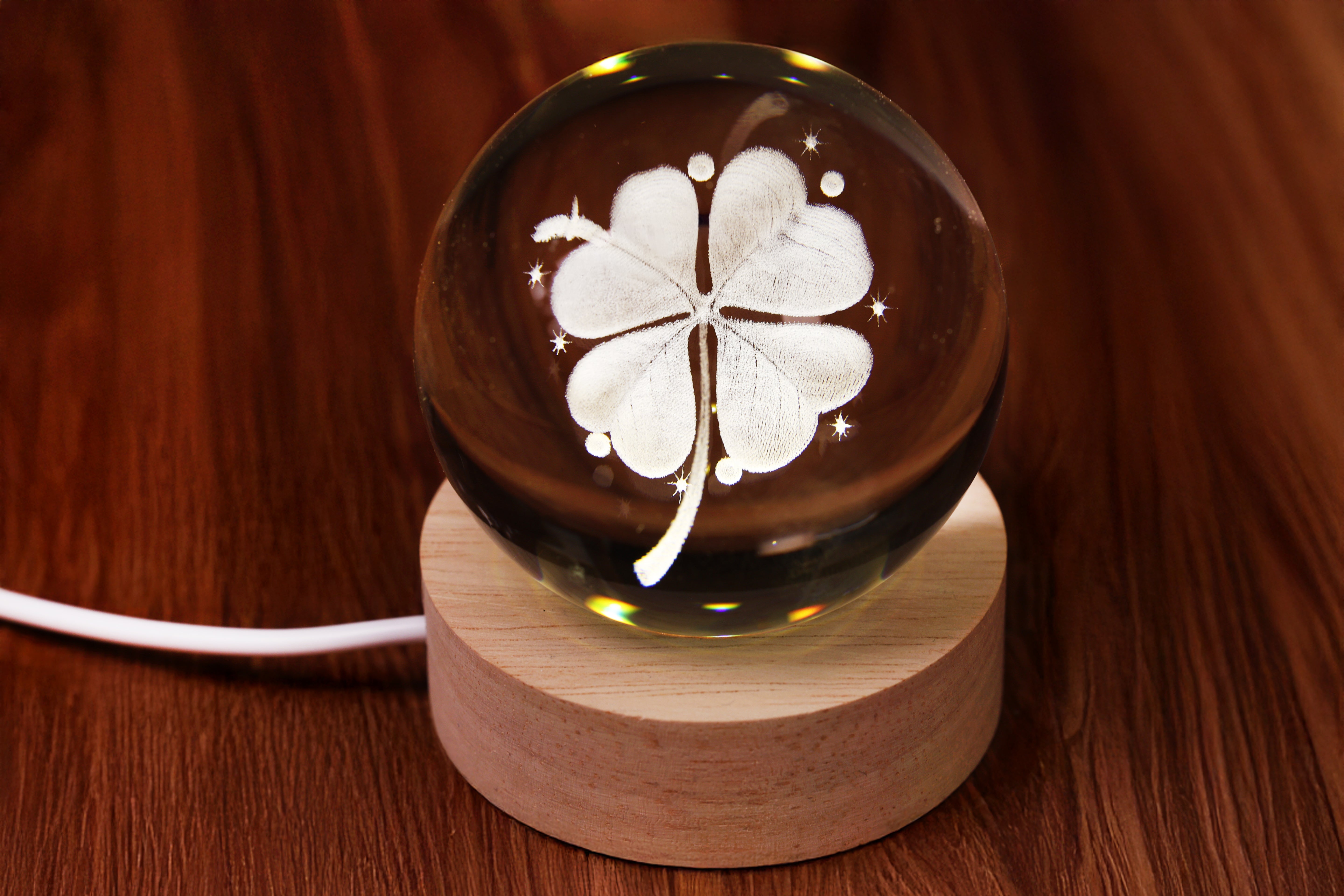 Nattbordslampe (firkløver)