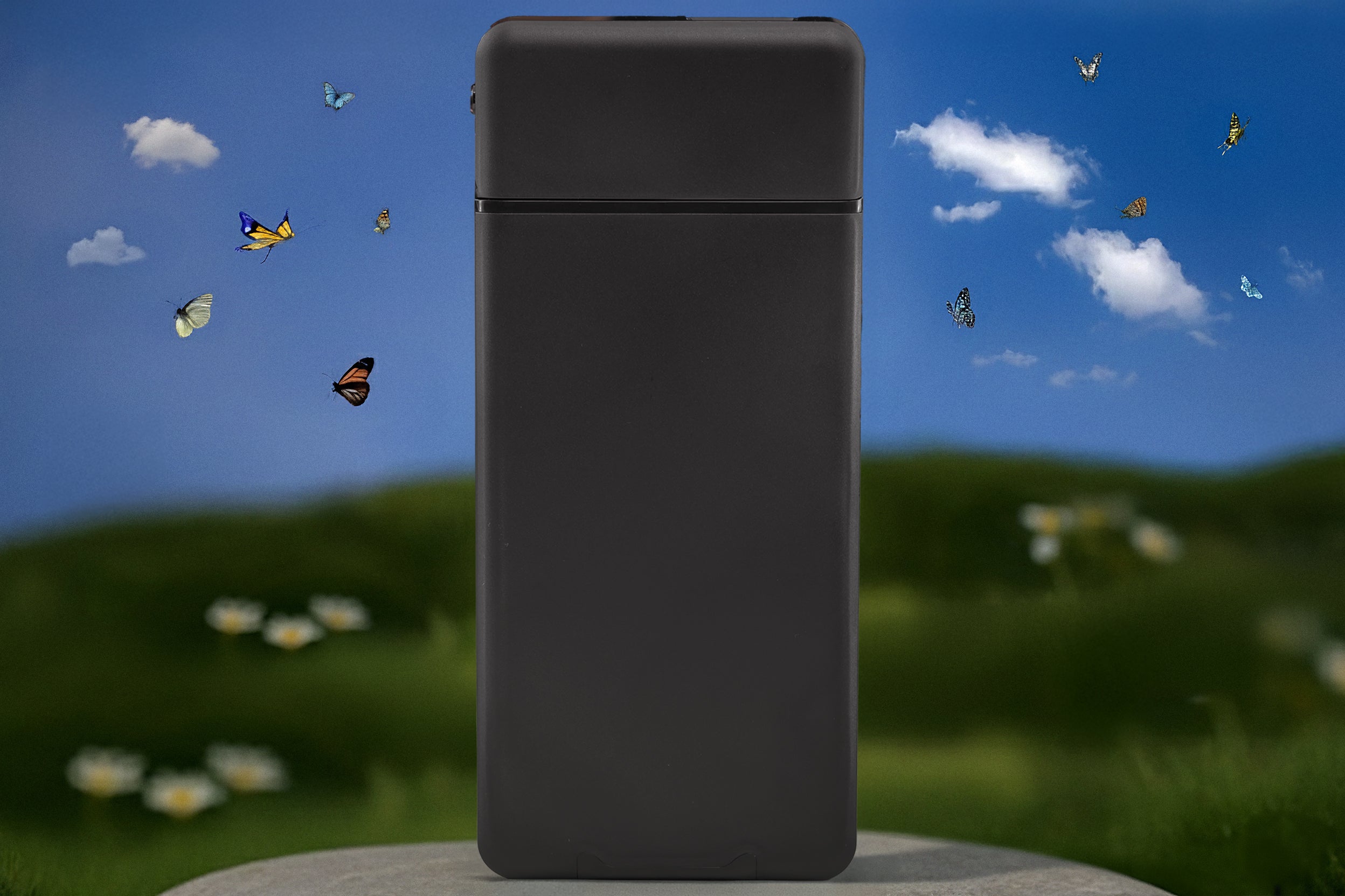 Låseboks til mobil – svart